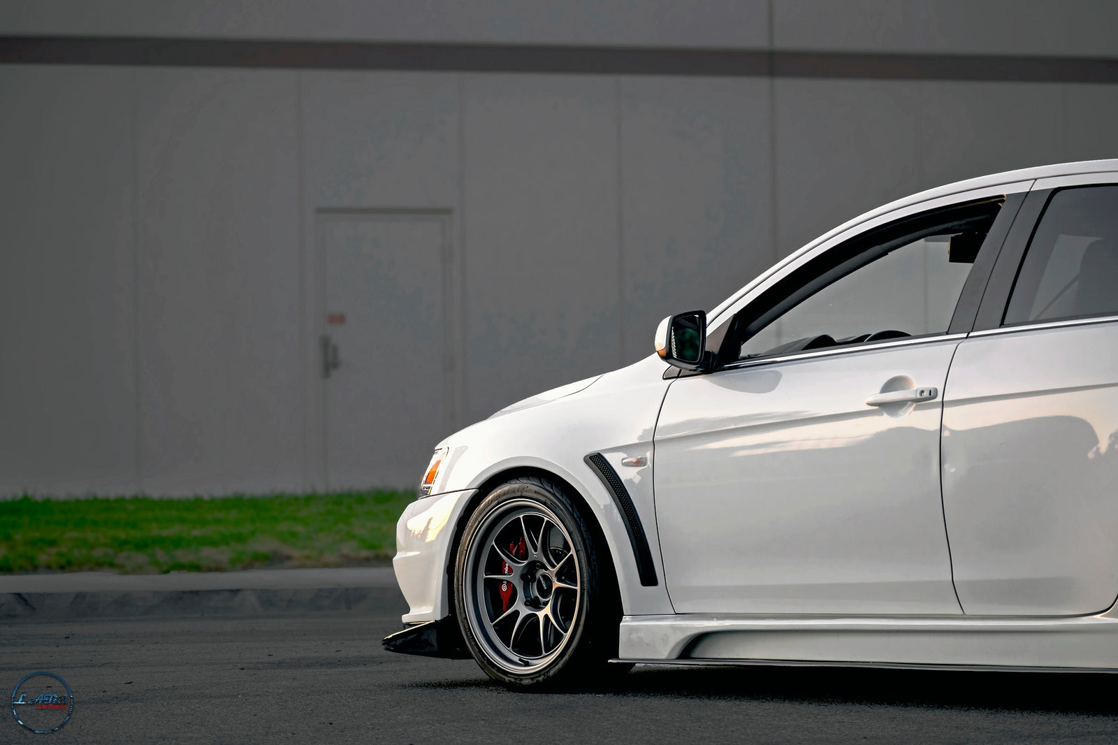 Evo X on FF4 18x10.5 +20 Wheels - 20 lbs each